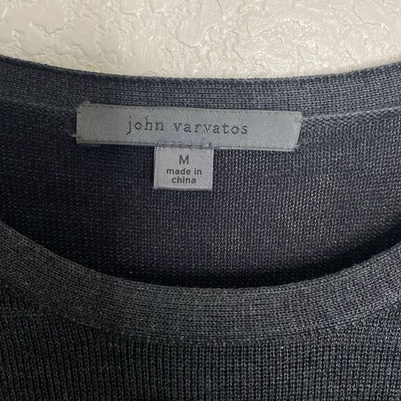 JOHN VARVATOS Men’s Silk/Cotton Pullover Sweater Size M - Picture 2 of 4